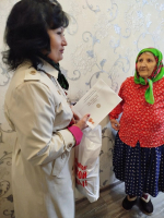 В Темниковском муниципальном районе вручают праздничные наборы к 80-летию Победы