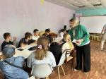 Мероприятие, проводимое Движением Первых для ребят пришкольного лагеря